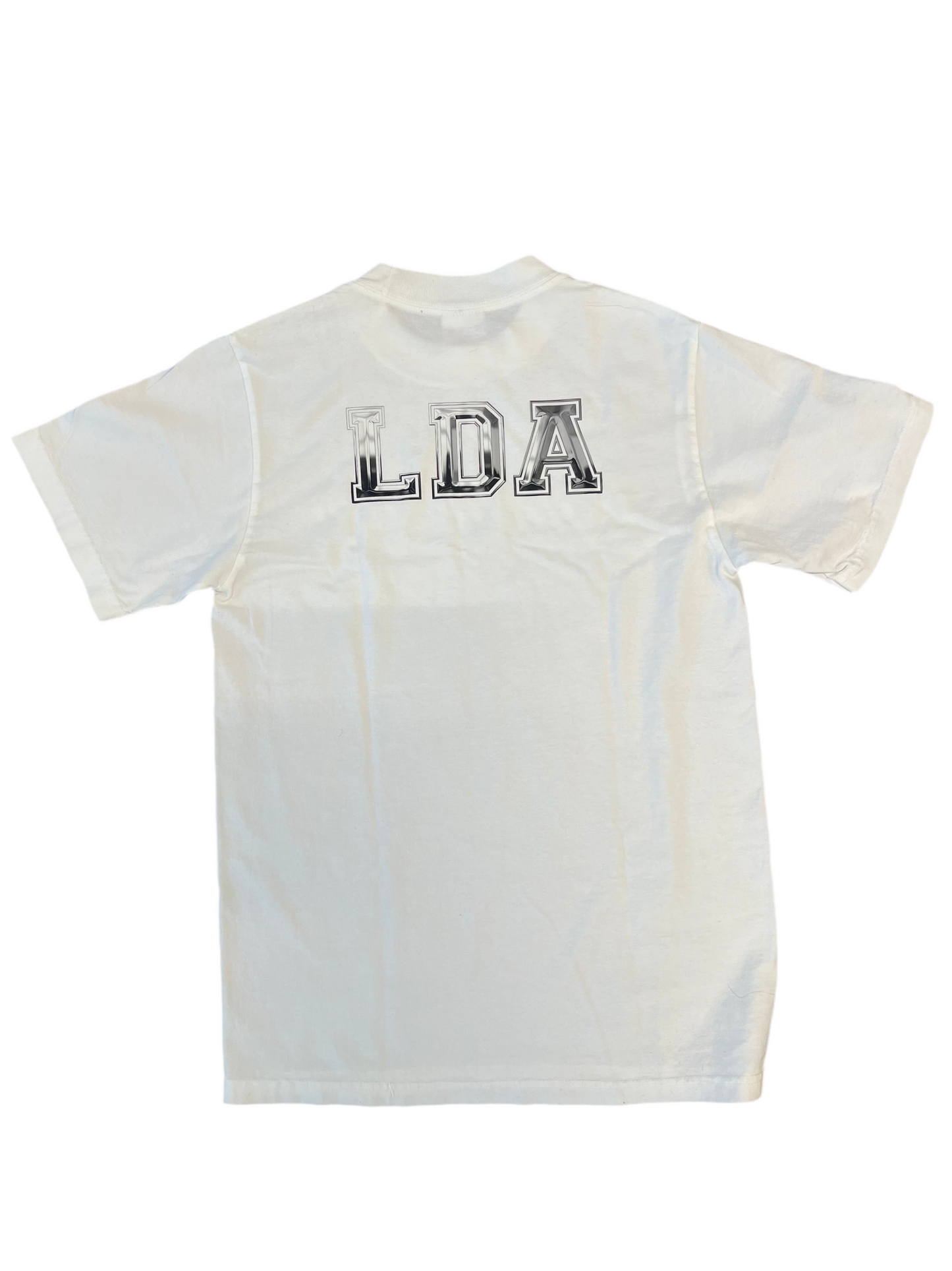 white chrome water t shirt .