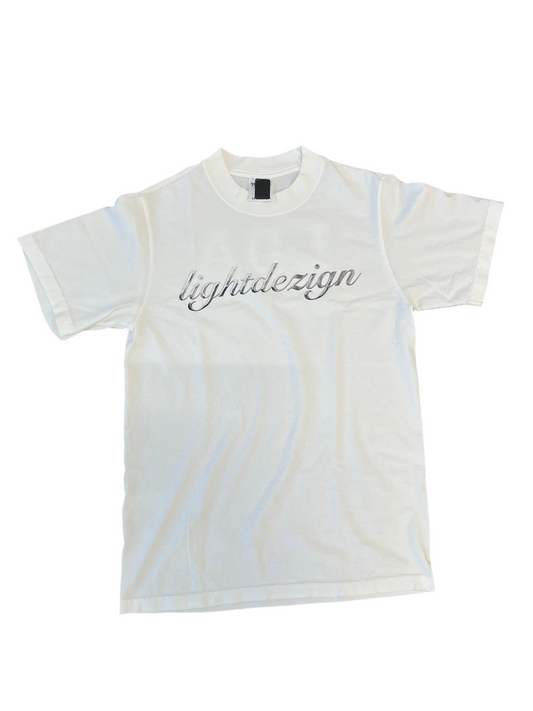 white chrome water t shirt .