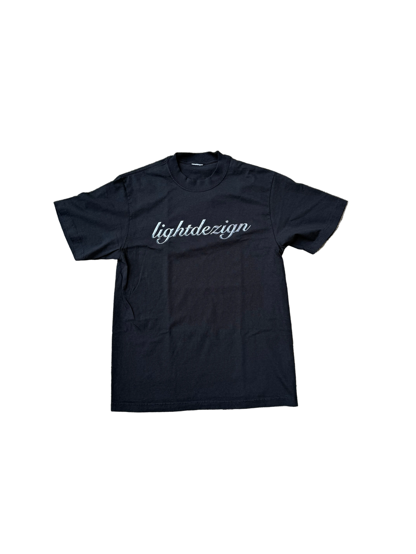 black chrome water t-shirt .